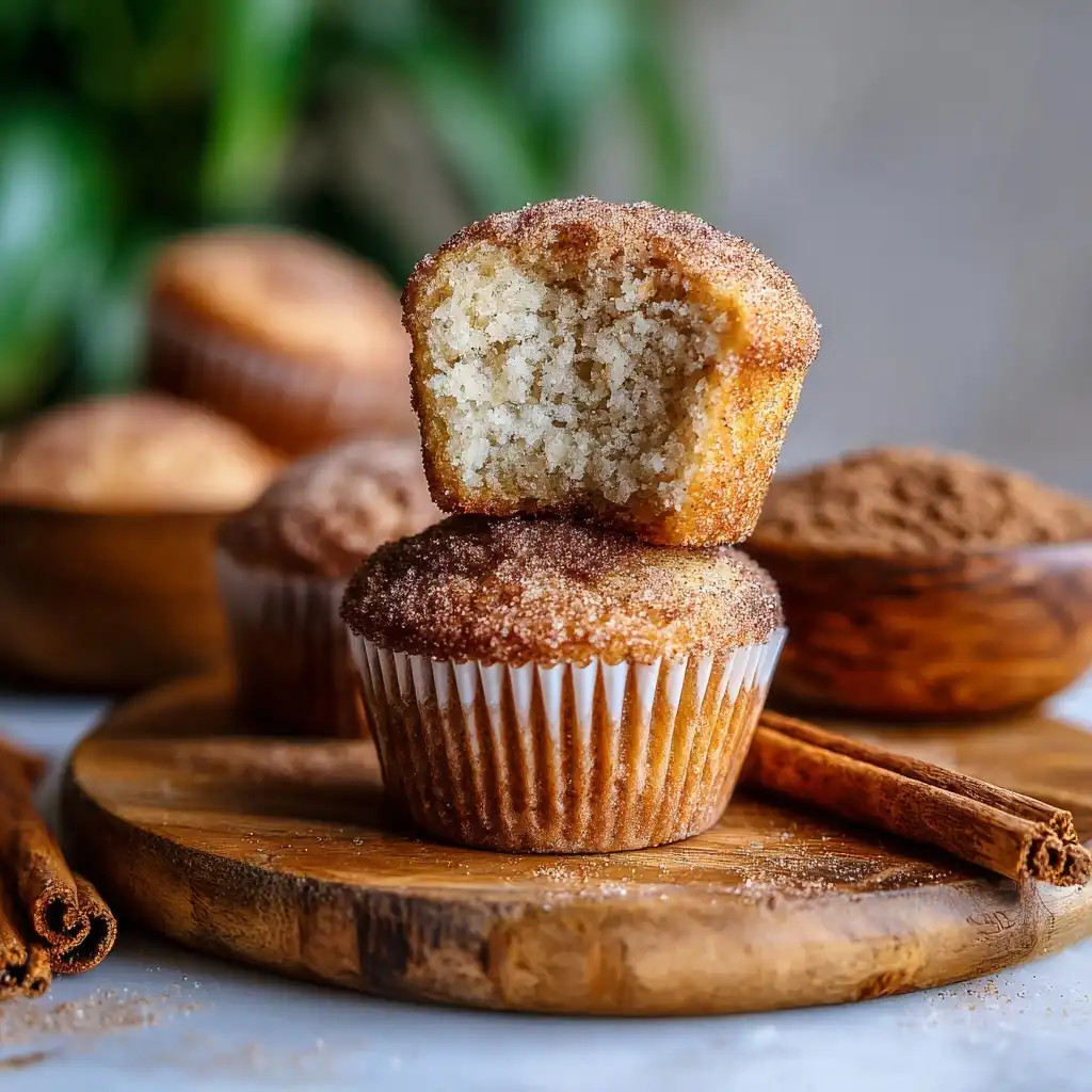 Churro Cinnamon Muffins