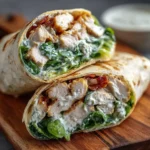 Creamy Chicken Caesar Wrap