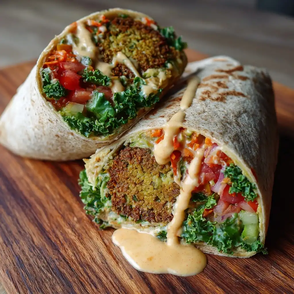 Falafel Hummus Wrap