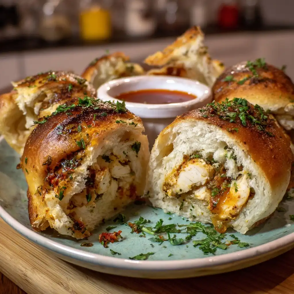 Garlic Butter Chicken Roll