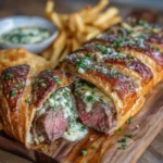 Garlic Butter Steak Roll