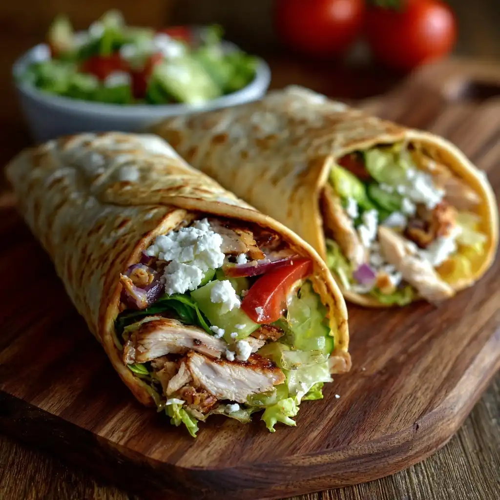 Greek Chicken Gyro Wrap