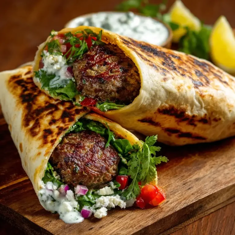 Grilled Lamb Kofta Wrap