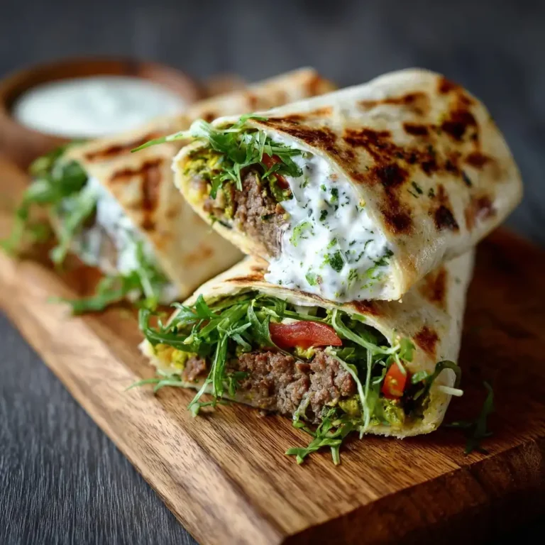Herb Lamb and Yogurt Wrap