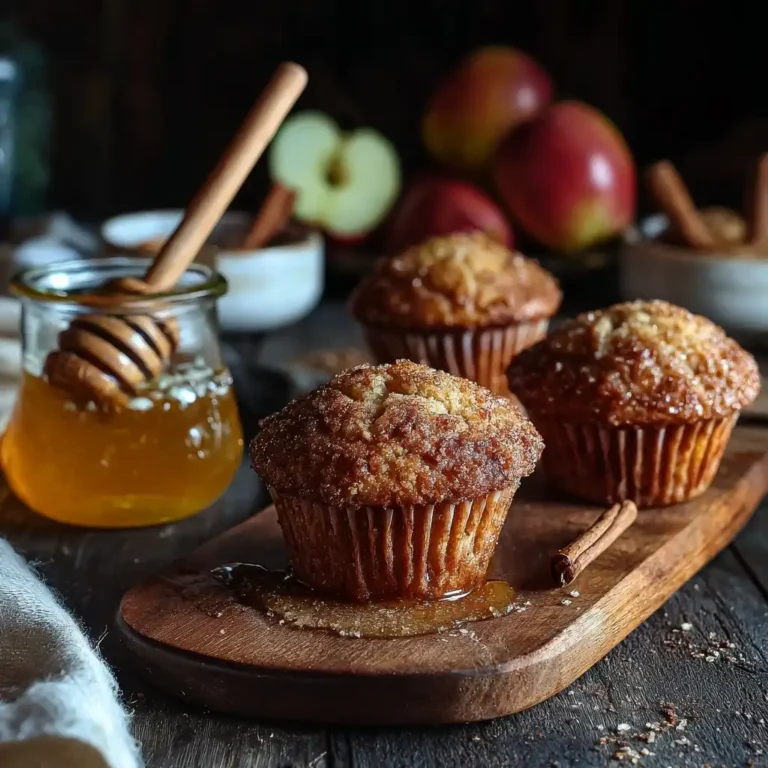 Honey Cinnamon Butter Muffins
