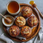 Honey Vanilla Greek Yogurt Muffins