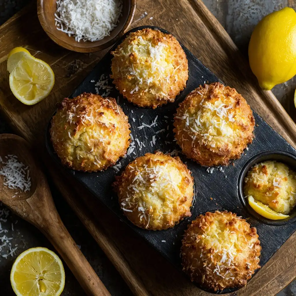 Lemon Coconut Muffins