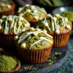 Matcha White Chocolate Muffins