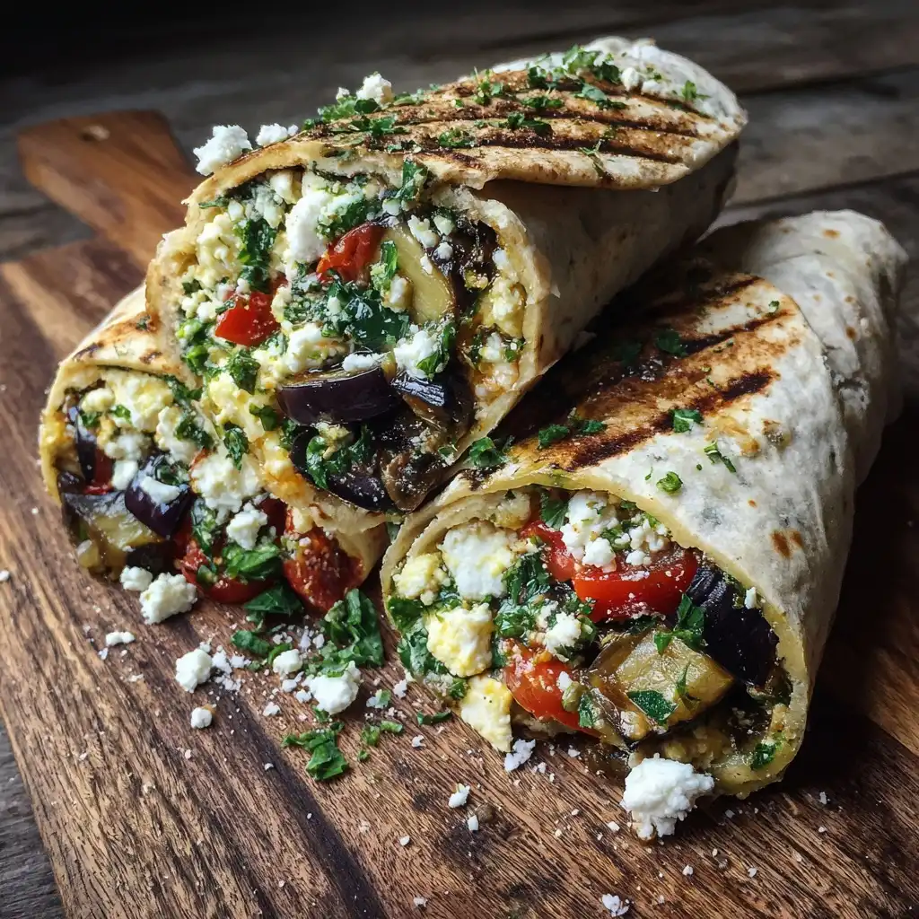 Mediterranean Eggplant Wrap