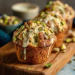 Pistachio White Chocolate Muffins