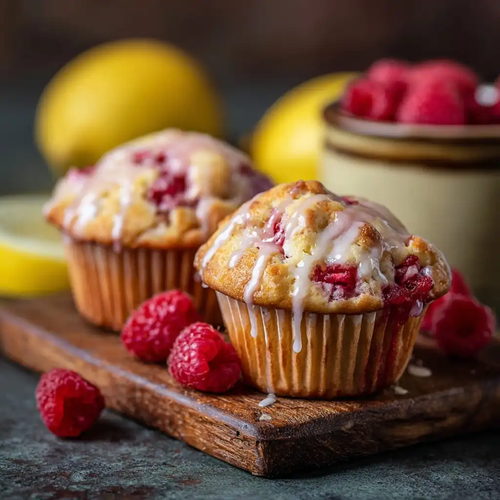 Raspberry Lemonade Muffins