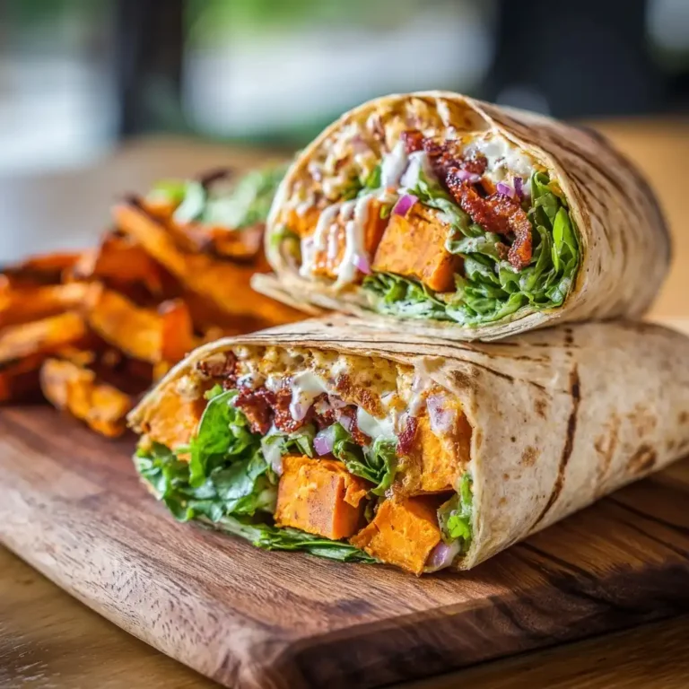 Roasted Sweet Potato Wrap