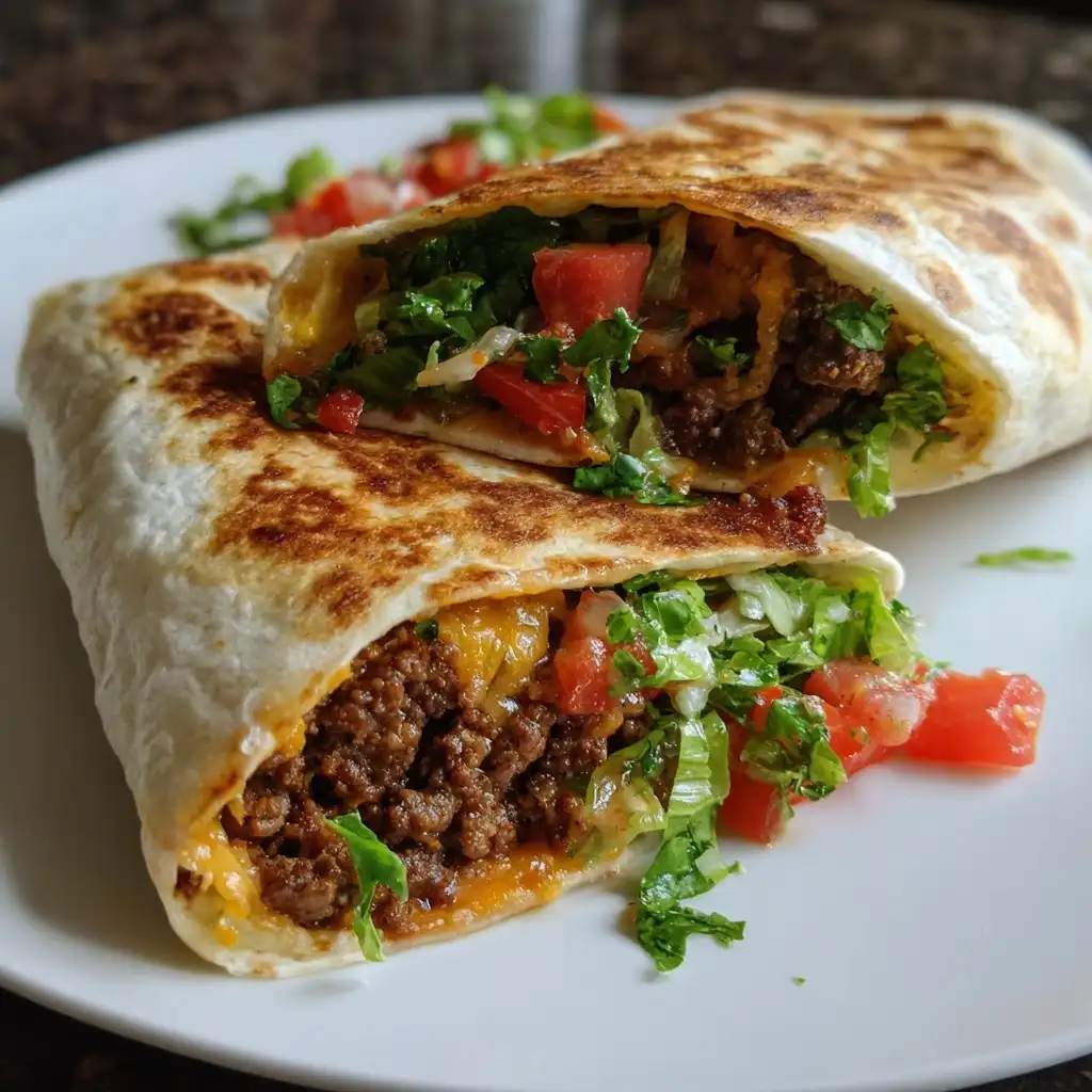 Spicy Beef Taco Wrap