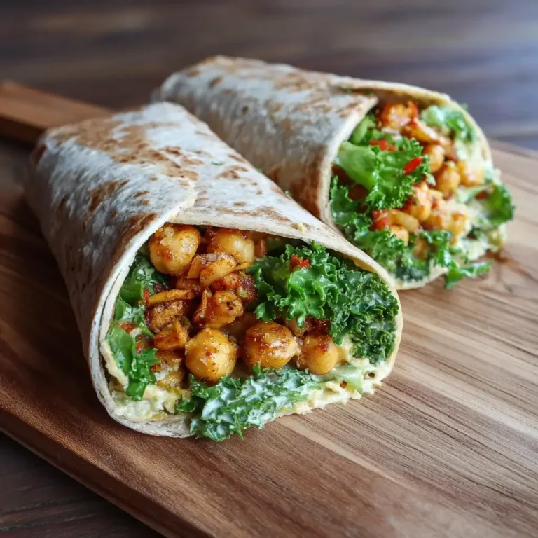 Spicy Chickpea Wrap