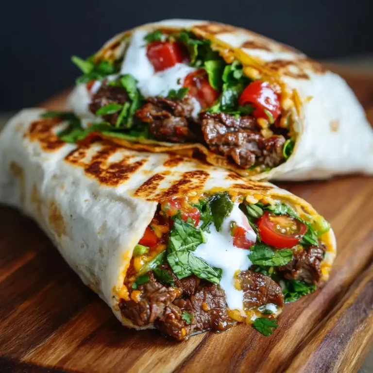 Spicy Lamb Taco Wrap