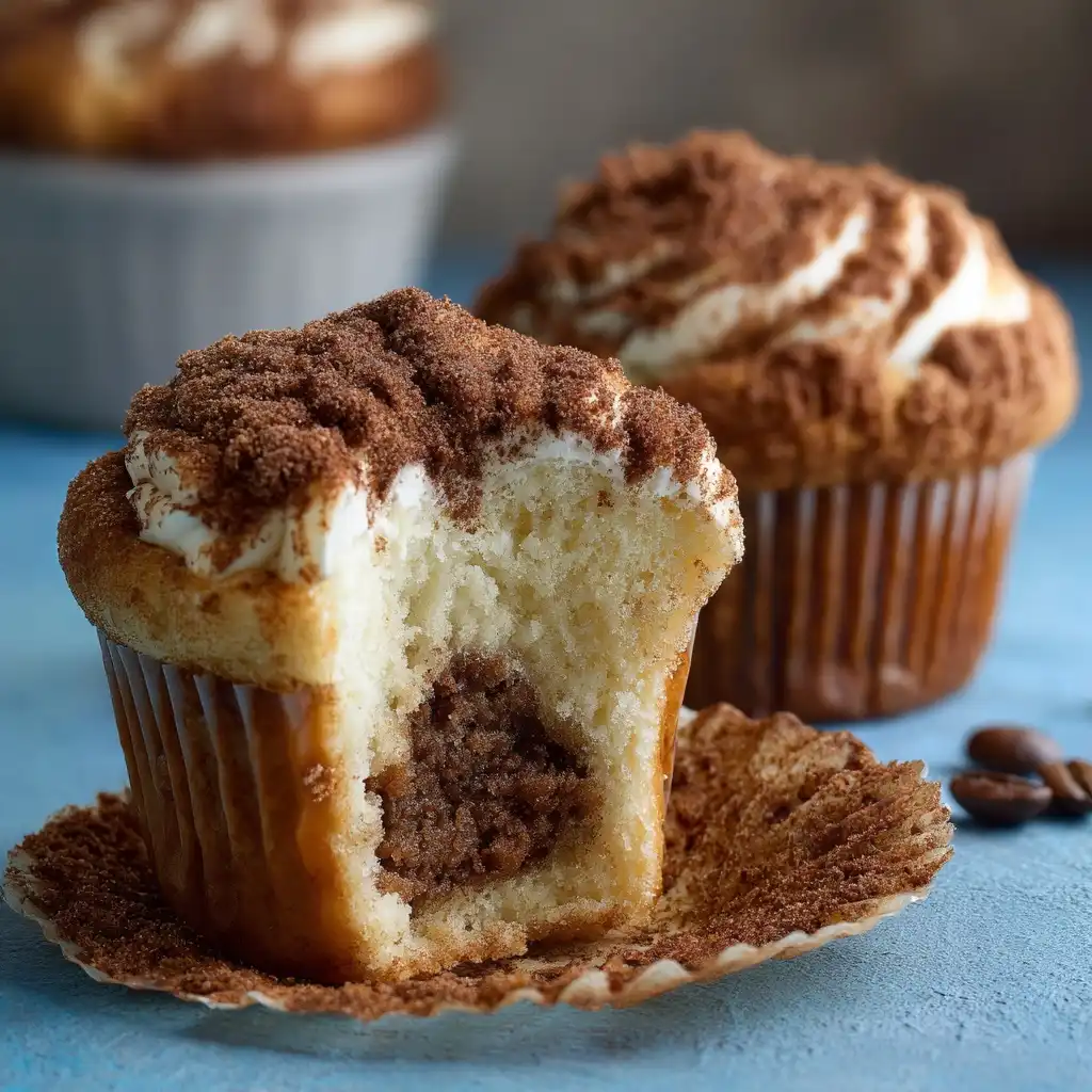 Tiramisu Inspired Coffee Muffins