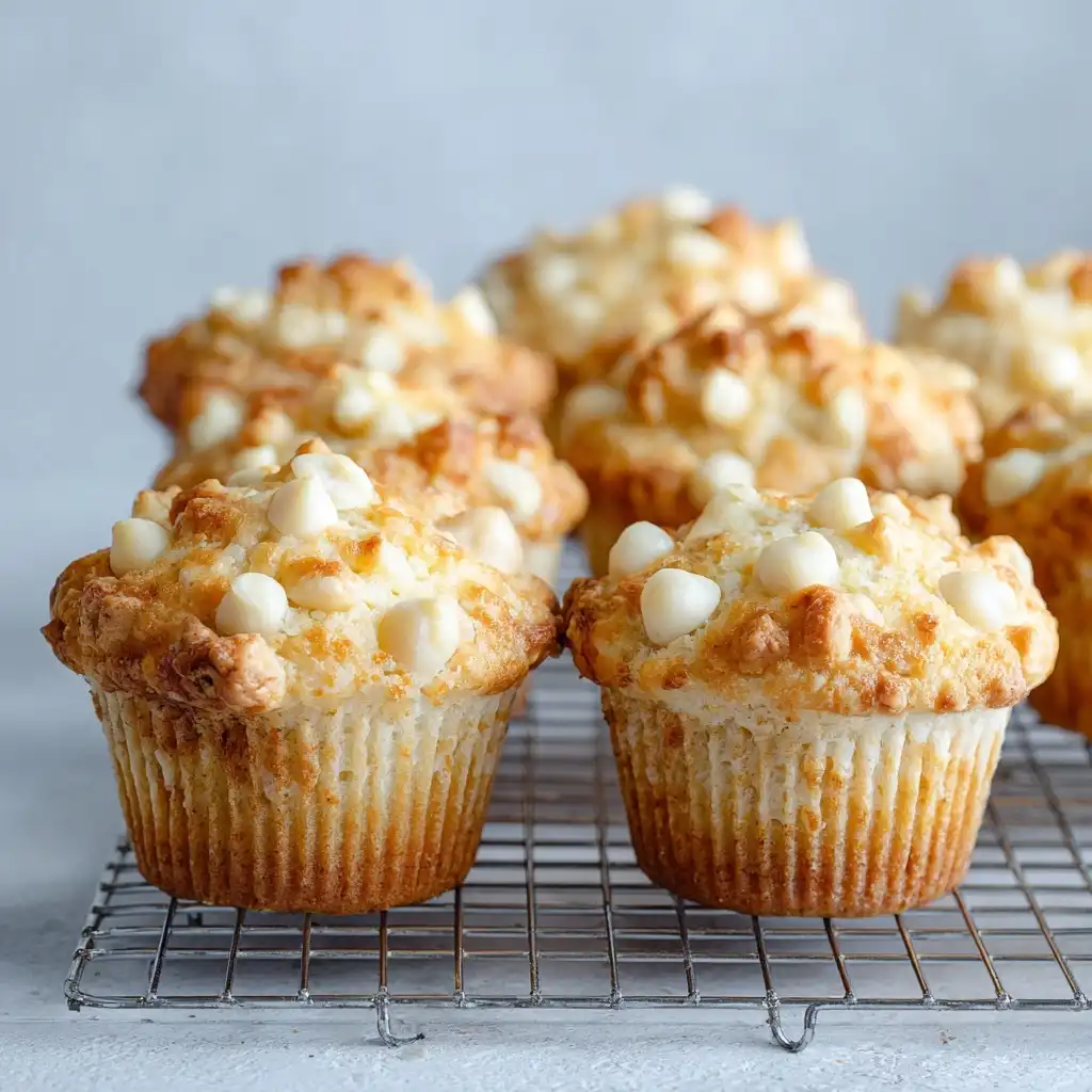 White Chocolate Macadamia Muffins