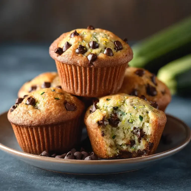 Zucchini Chocolate Chip Muffins
