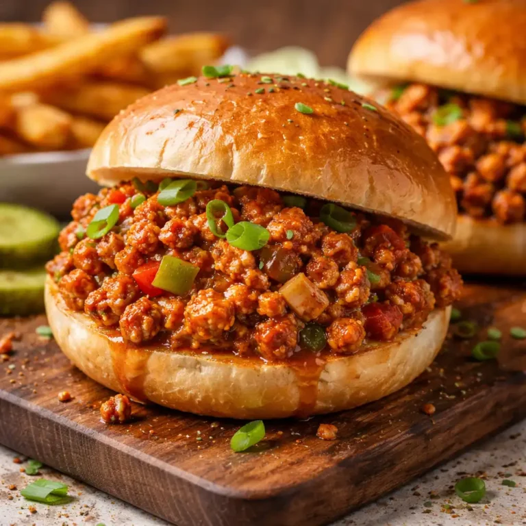 Cajun Chicken sloppy joes