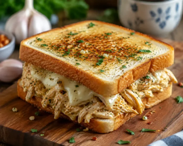 Chicken garlic sandwich