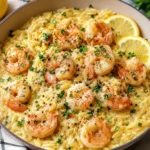 Creamy Lemon Garlic Shrimp Orzo Recipe Perfect for a Quick and Flavorful Dinner