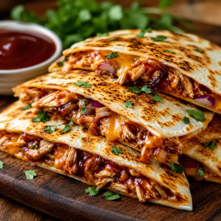Delicious BBQ Chicken Quesadillas