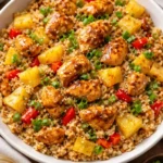 Pineapple chiken and rice