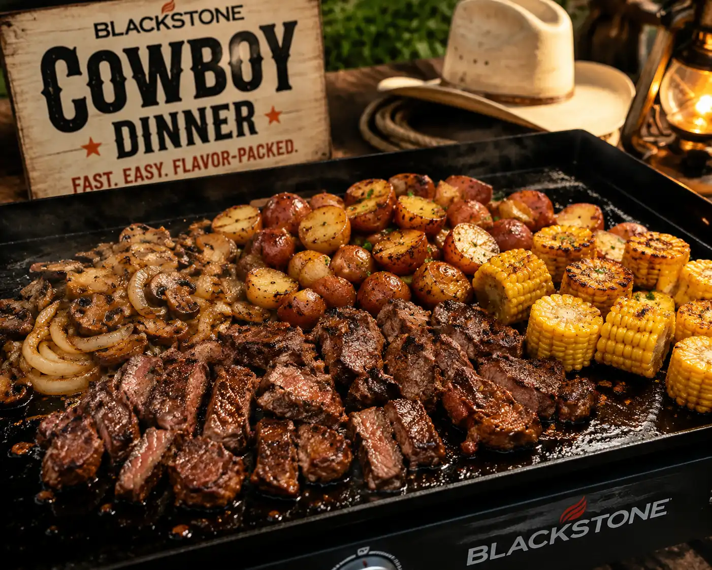 Want A Flavor-Packed Blackstone Cowboy Dinner Fast?